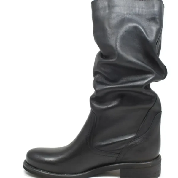 Stivali Estivi | Bikers Estivi | In Time Stivali Estivi Biker Boots "Soul/M" - Pelle Nero