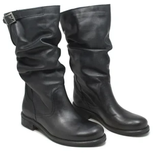 Stivali Estivi | Bikers Estivi | In Time Stivali Estivi Biker Boots "Soul/M" - Pelle Nero