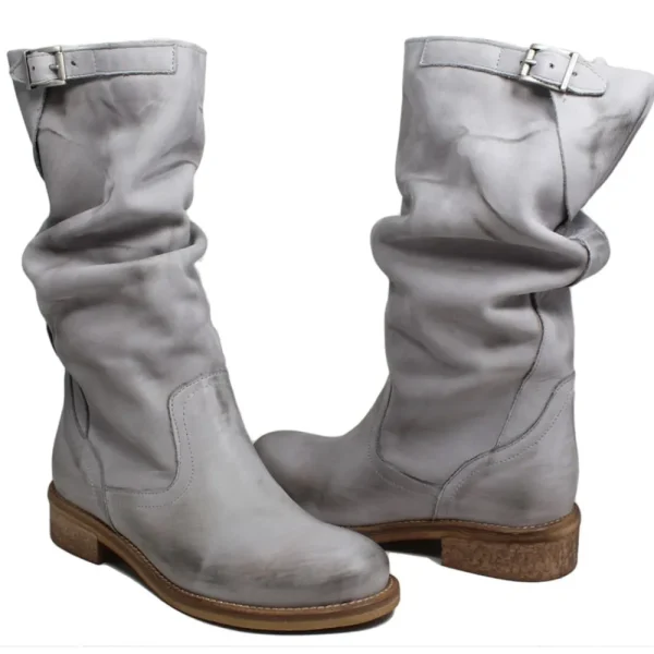 Stivali Estivi | Bikers Estivi | In Time Stivali Estivi Biker Boots "Soul/M" - Grigio
