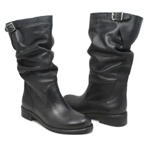 Stivali Estivi | Bikers Estivi | In Time Stivali Estivi Biker Boots "Soul/M" - Pelle Nero