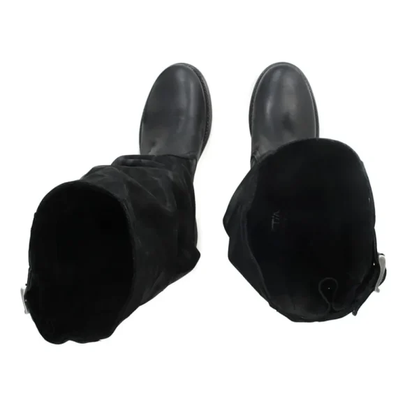 Stivali Estivi | Bikers Estivi | In Time Stivali Estivi Biker Boots "Soul/M" - Nabuk Nero
