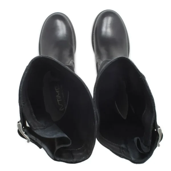 Stivali Estivi | Bikers Estivi | In Time Stivali Estivi Biker Boots "Soul/M" - Pelle Nero